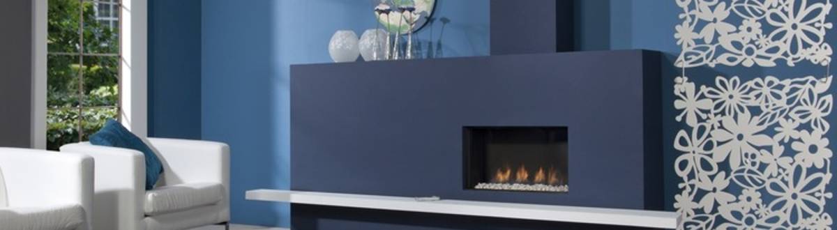 Gaskamin Fyn 600 Modell rahmenloser Einbaukamin