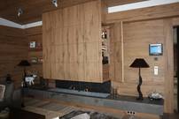 Spezialkamin mit Gas oder Holz