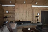 Spezialkamin mit Gas oder Holz