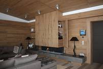 Spezialkamin mit Gas oder Holz