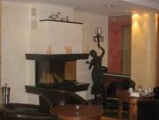 Warmluft Ofen, Kamine