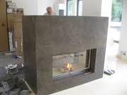 Moderne Kamine mit Gas oder Holz