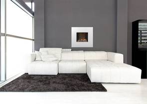 Nissum Opti-myst Weiß Hochglänzend Elektrokamin Elektrischer Kamin