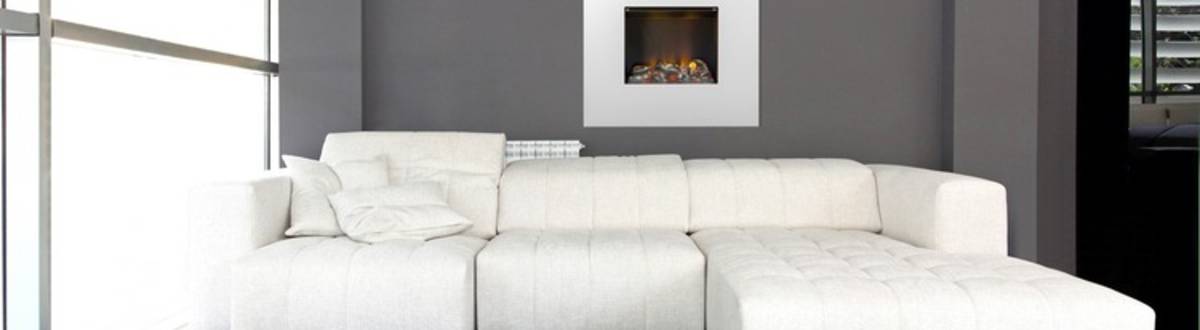 Nissum Opti-myst Weiß Hochglänzend Elektrokamin Modell Elektrischer Kamin