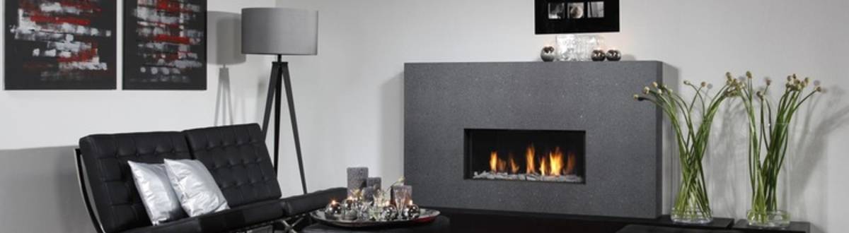 Gaskamin Relaxed Premium M Modell Einbaukamin