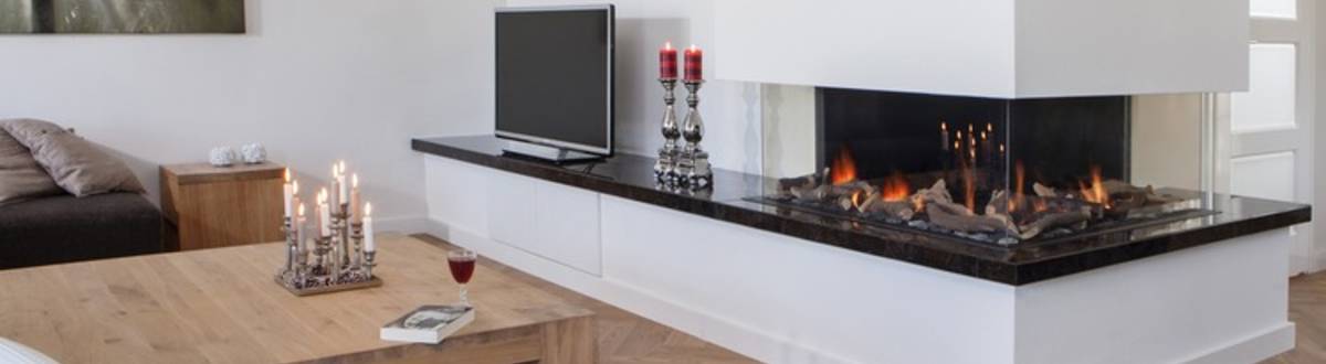 Gaskamin Respect Premium OC Modell Eckkamin