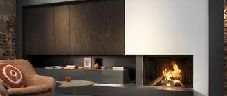 Heizkamin W100/61F Kalfire Holzkamin