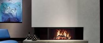 Heizkamin W105/47F Kalfire Holzkamin