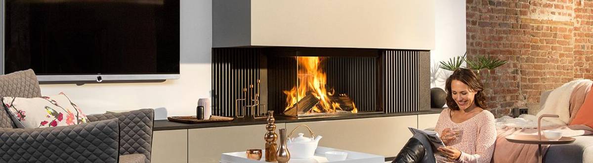 Heizkamin W90/47C Kalfire Holzkamin