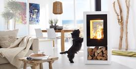 Kaminofen ambiente a8 Schwedenofen Speicherofen Cheminéeofen
