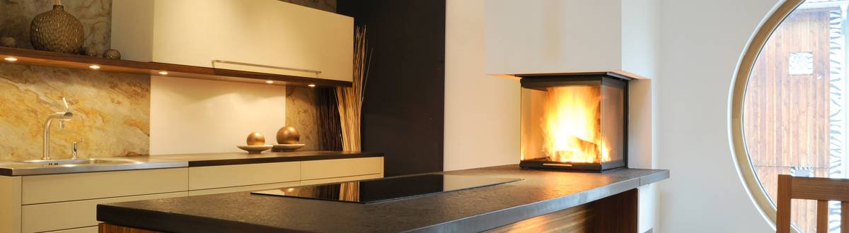 Heizkamin Arte U-50h Holzheizherd Holzkamin Holzherd