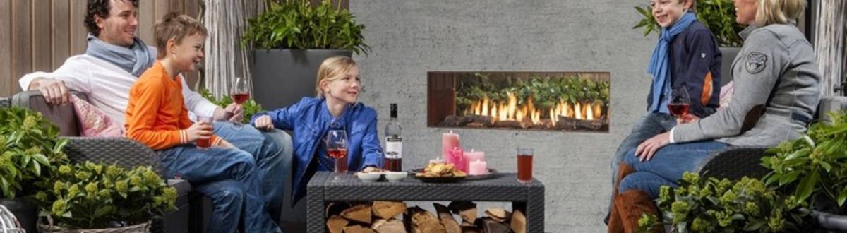 Gaskamin theMOOD Modell Außenkamin