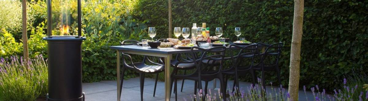 Gaskamin theTUBE Modell Außenkamin