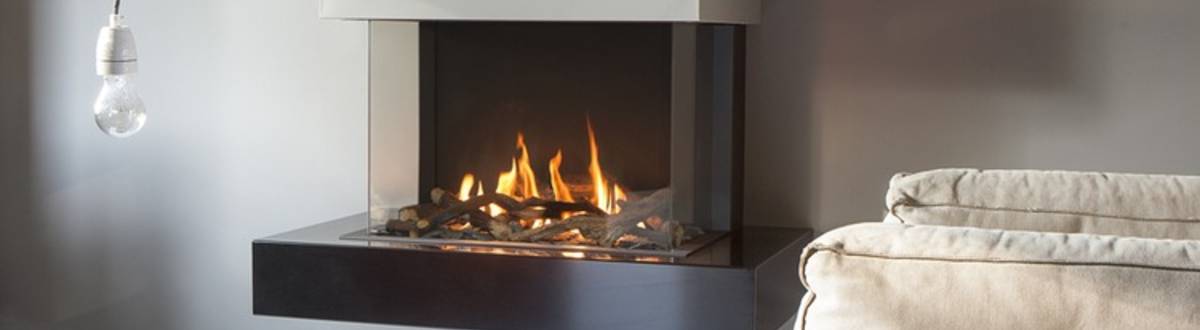 Gaskamin Concept III-700 Modell 3 Seitiger Kamin