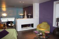 moderne Kamine, Gas oder Holzfeuerung