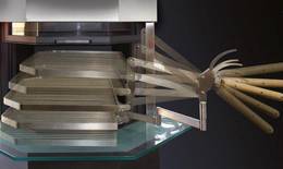 Grillkamin Schwenktechnik