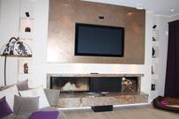 Moderner Gaskamin Holzkamin