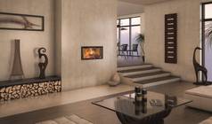 Heizkamin Varia AS-FDh-2 Holzheizherd Holzkamin Holzherd