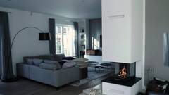 Wohnzimmerkamine Holz und Gas
