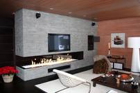 Stimmungsvoll, ein Wohnzimmerkamin